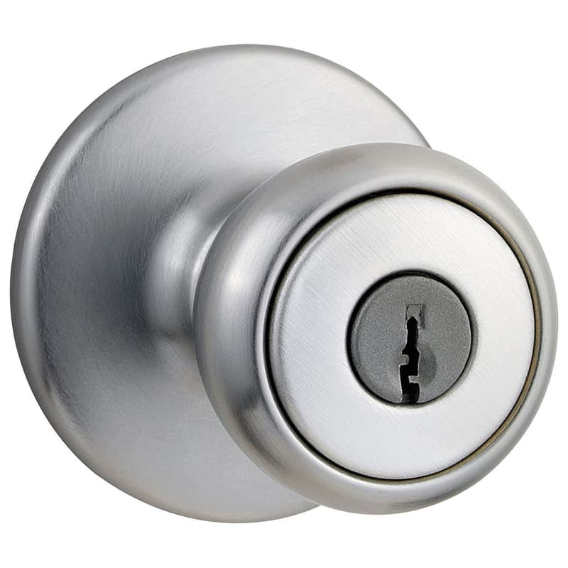 Schlage® Accent Satin Nickel Entry Door Lever and Single Cylinder