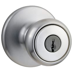 Premier Lock Keyed Alike Entry Door Stainless Steel Exterior Storeroom Door  Knob Multi-pack (3-Pack)