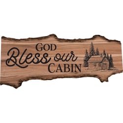 P Graham Dunn 14 in. H X 0.75 in. W X 32 in. L Multicolored Wood Barky Sign