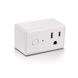 Feit Smart Home Commercial and Residential Plastic Outdoor Smart-Enabled Plug 1-15R