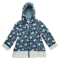 Stephen Joseph Multicolored Polyester Rain Coat 3T