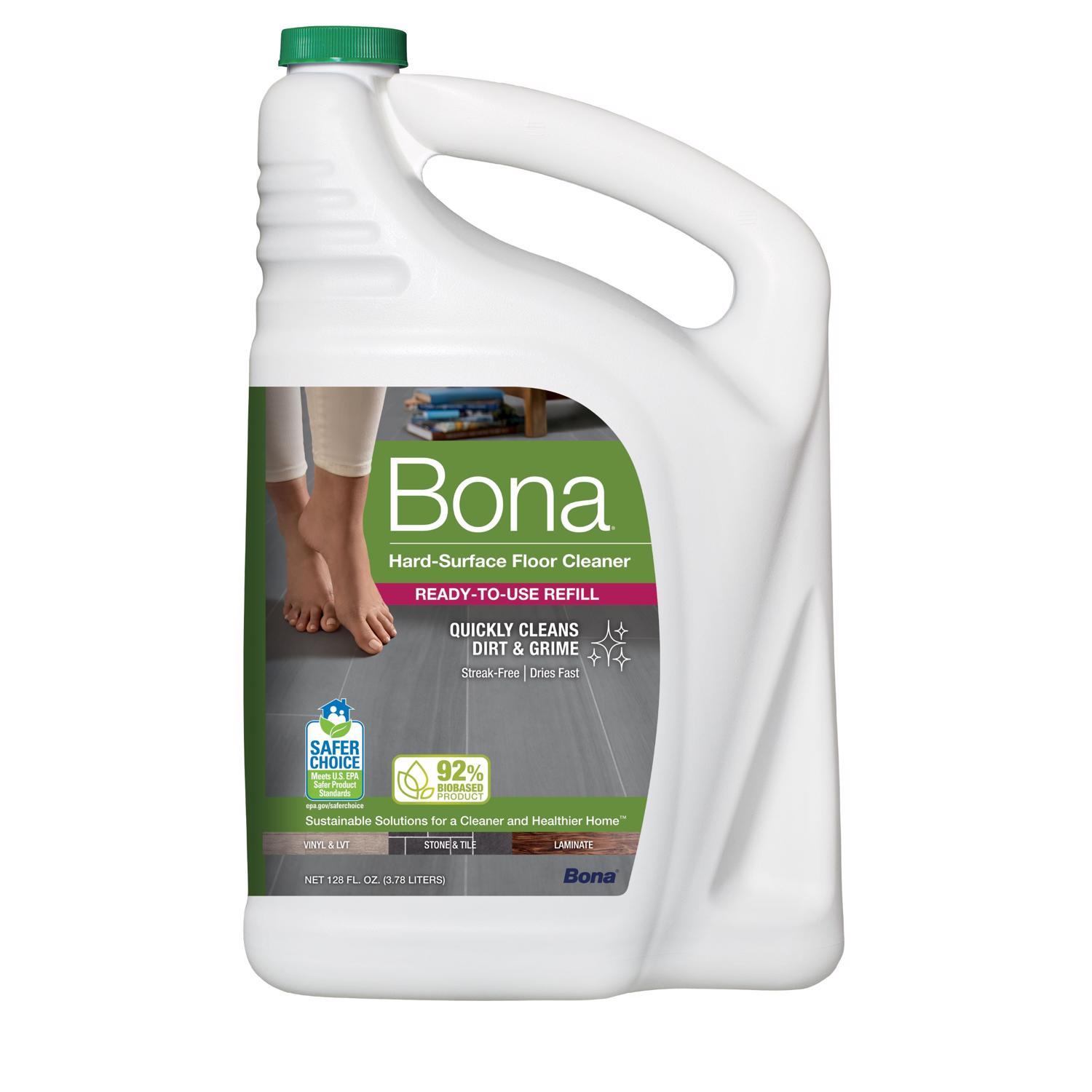 Bona PowerPlus 32 Oz. Hard-Surface Anti-Bacterial Floor Cleaner - Kwik-Set  Fasteners