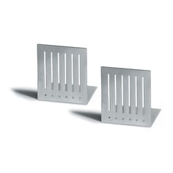 Spectrum 6.3 in. H X 5 in. W X 4.5 in. L Steel Bookends