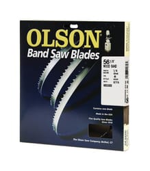 Olson 56.1 in. L X 0.3 in. W X 0.01 in. thick T Carbon Steel Band Saw Blade 6 TPI Hook teeth 1 pk