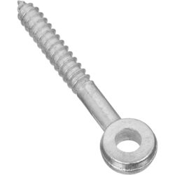 25mm x 4g PACK OF 200 x BRIGHT ZINC PLATED SCREW EYES BZP PART THREADED * 