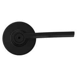 Kwikset Ladera Matte Black Privacy Lever Right or Left Handed