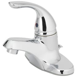 OakBrook Chrome Coastal Single-Handle Bathroom Sink Faucet 4 in.