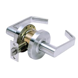 Tell Cortland Satin Chrome Passage Lever Right or Left Handed