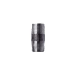 STZ Industries 2 in. MIP each X 2 in. D MIP Black Steel 2-1/2 in. L Nipple