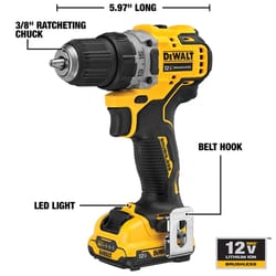 DeWalt 12V XTREME Cordless Brushless 2 Tool Compact Drill and Impact Driver Kit