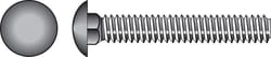 HILLMAN 3/8 in. X 4-1/2 in. L Hot Dipped Galvanized Steel Carriage Bolt 50 pk