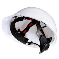 3M SecureFit 4-Point Ratchet Hard Hat White Vented