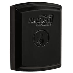 National Hardware SmartKey 3.35 in. L Black Gate Lock
