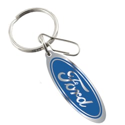 Plasticolor Ford Metal Blue/Silver Key Chain