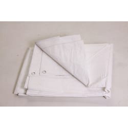 King Tarpaulin 21 ft. W X 22 ft. L Poly Tarp White