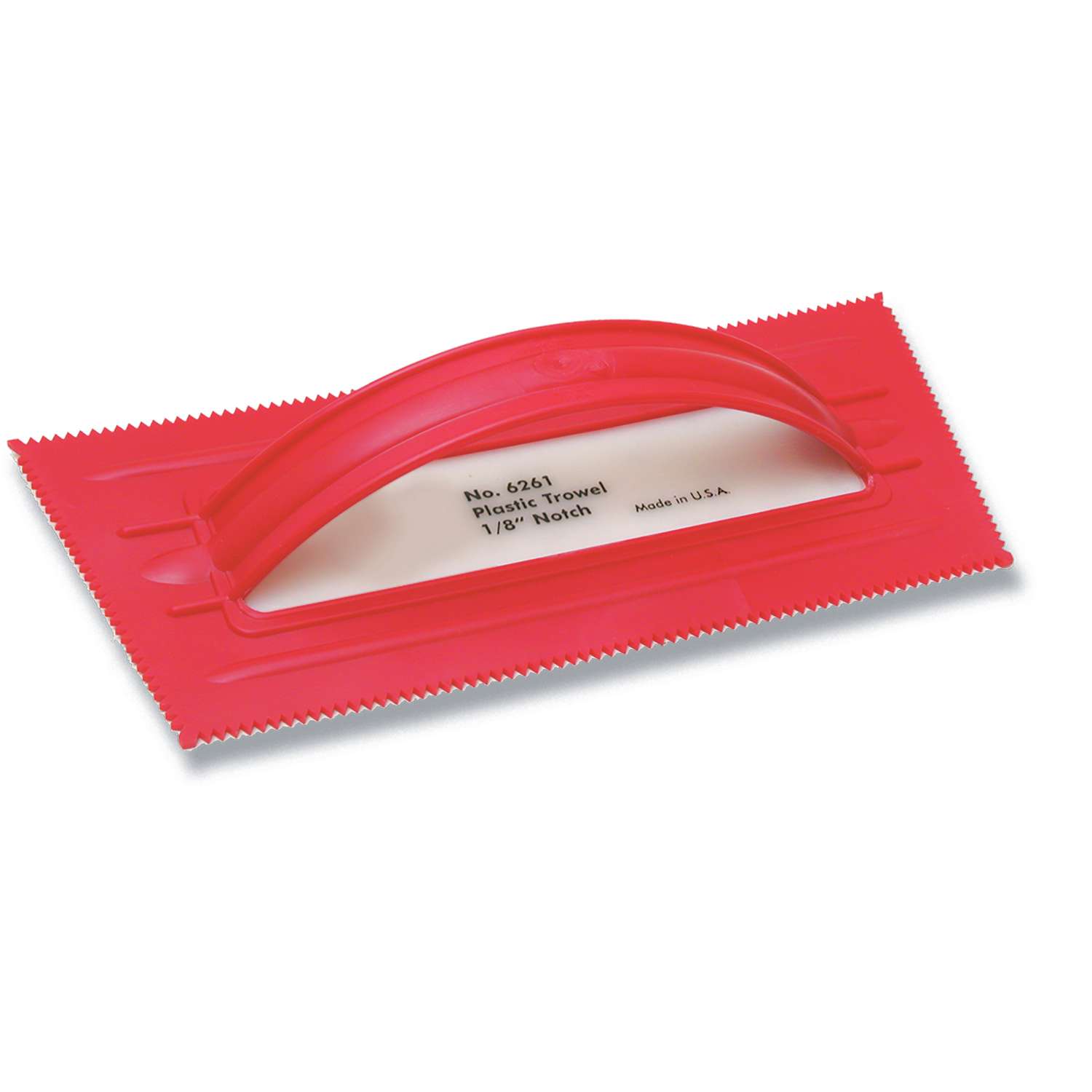 Marshalltown QLT 4-1/4 in. W X 9-1/2 in. L Plastic V Notched Trowel Marshalltown QLT 4-1/4 in. W X 9-1/2 in. L Plastic V Notched Trowel