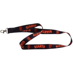 HILLMAN MLB Polyester Blue/Orange Carabiner Clip Lanyard