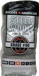 Rhodes American  00 Grade Very Fine  Steel Wool Pad  12 pk 