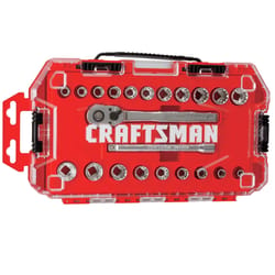 Craftsman 3/8 in. drive Metric and SAE 6 Point Universal Socket Set 22 pc