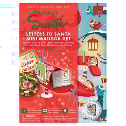 Box Candiy Totally Santa Mini Mailbox Set Multicolored