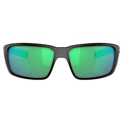 Costa Fantail Pro Black Frame Green Lens Polarized Sunglasses