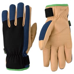 Hestra JOB Unisex Indoor/Outdoor Duratan Flex Work Gloves Black/Blue XXL 1 pair