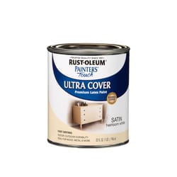 Rust-Oleum Painter's Touch Satin Heirloom White Water-Based Ultra Cover Paint Exterior and Interior