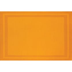 Pacific Merchants Laguna Designer Placemats Yellow Vinyl Placemats 18 in. L X 12 in. W