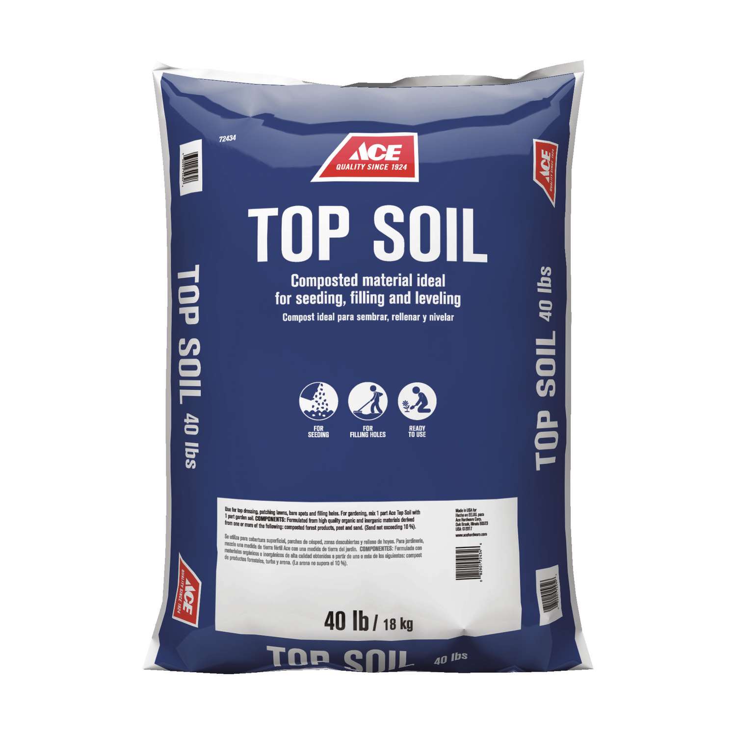 Ace All Purpose Top Soil 40 lb Ace Hardware