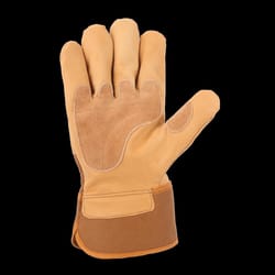 Carhartt Men's Indoor/Outdoor Work Gloves Brown L 1 pair