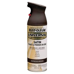 Rust-Oleum Universal Satin Espresso Brown Spray Paint 12 oz