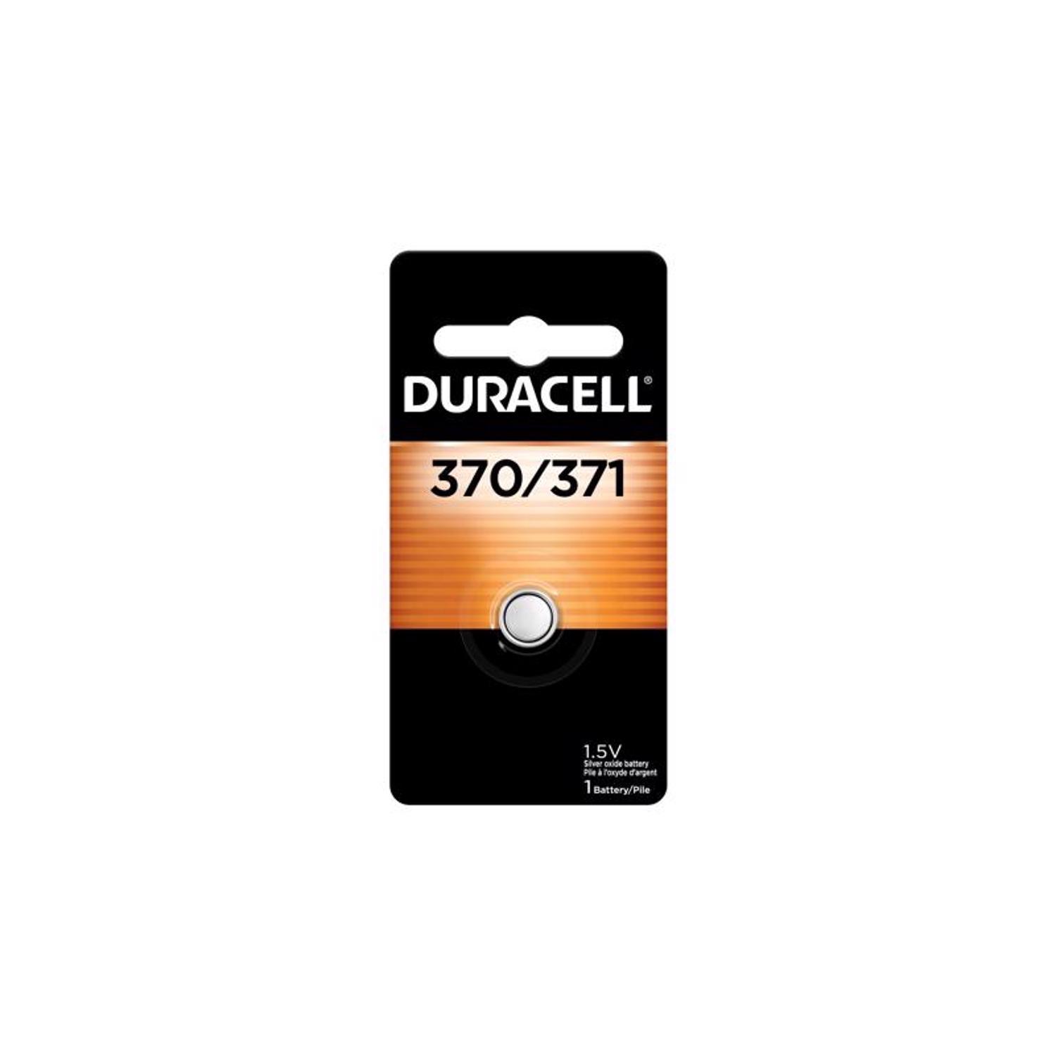 Photos - Circuit Breaker Duracell Silver Oxide 370/371 1.5 V 40 mAh Button Cell Battery 1 pk D370/3 