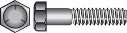 HILLMAN 7/16 in. D X 4 in. L Heat Treated Zinc Steel Hex Head Cap Screw 25 pk