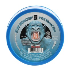 Blue Monster Blue 3/4 in. W X 1429 in. L Thread Seal Tape