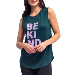 Fitkicks L Sleeveless Women's Green Tank Top