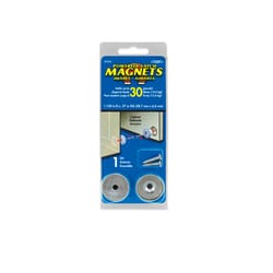 Magnet Source .27 in. L X 1.13 in. W Silver Super Latch Magnets 30 lb. pull 1 pc