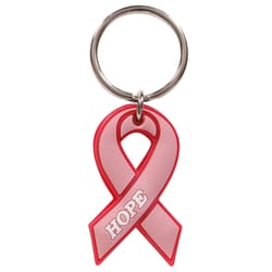 HILLMAN Breast Cancer Awareness Plastic Pink Key Chain