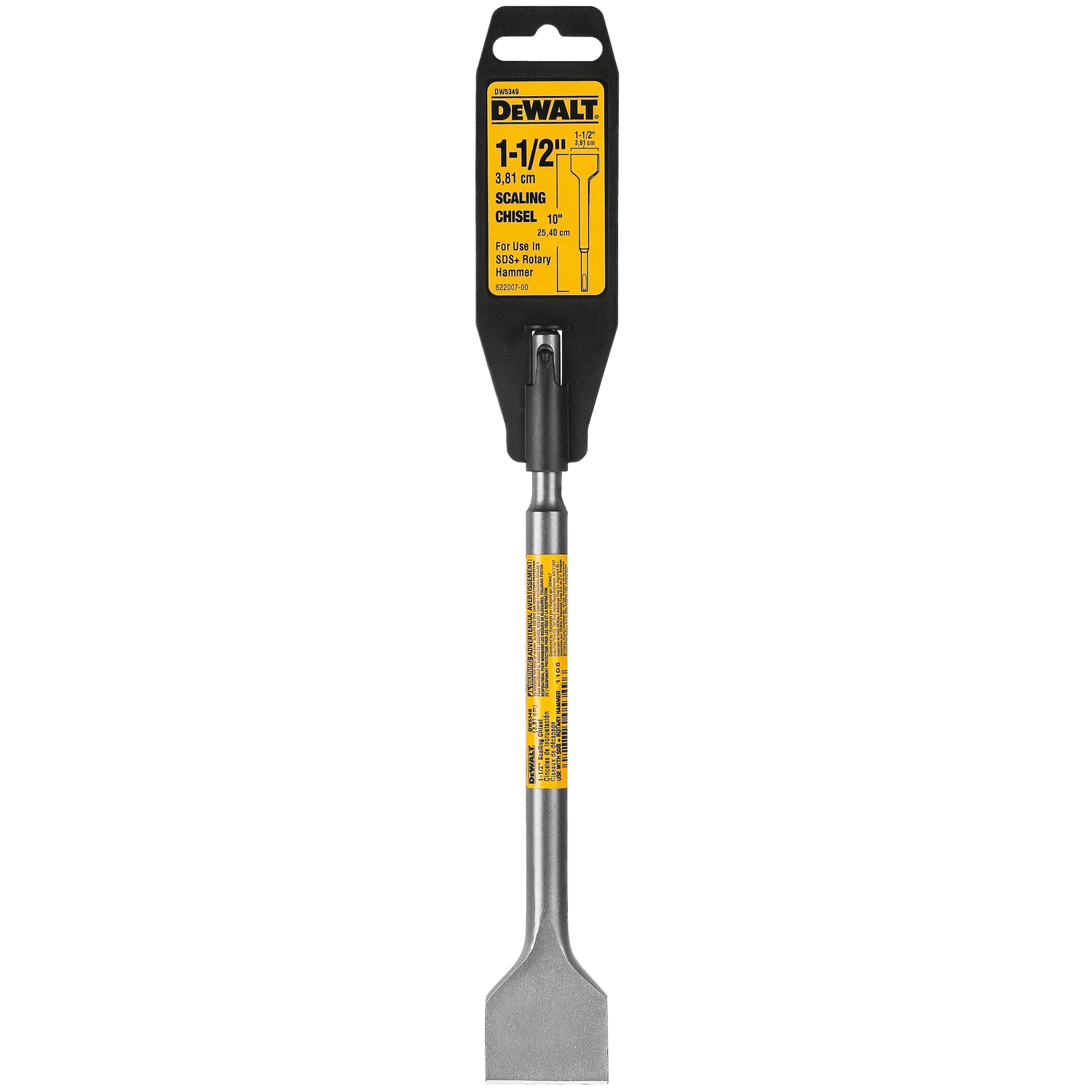 DeWalt 1-1/2 in. X 10 in. L Steel Scaling Chisel Bit 1 pc - Ace Hardware
