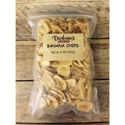 Durhams Dried Banana Chips 8 oz Bagged