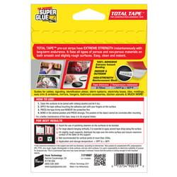 The Original Super Glue Super Strong Double Sided 0.68 in. W X 1.8 in. L Mounting Tape Orange