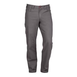 Milwaukee Men's Cotton/Polyester Heavy Duty Flex Work Pants Dark Gray 38x30 6 pocket 1 pk
