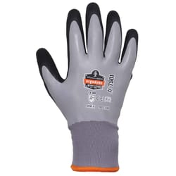 Ergodyne ProFlex Unisex Coated Winter Work Gloves Gray M 1 pair