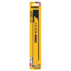 DeWalt Bi-Metal Reciprocating Saw Blade 10/14 TPI 5 pk