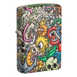 Zippo Multicolored Crazy Collage Lighter 2 oz 1 pk
