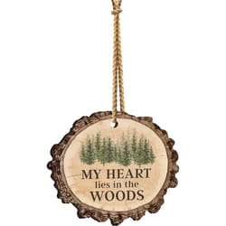 P Graham Dunn 6.25 in. H X 6 in. L Multicolored Wood Barky Sign
