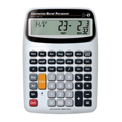 Calculated Industries Master Pro Desktop Gray 11 digit Construction Calculator