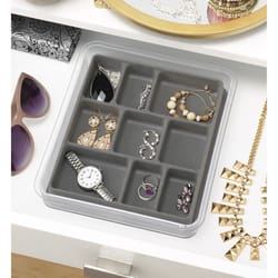 Whitmor 1.5 in. H X 9 in. W X 8 in. L Plastic Stackable Jewelry Tray