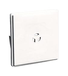 Builders Edge Dutch Lap 6-5/8 in. H X 7/8 in. L Prefinished White Copolymer Mounting Block