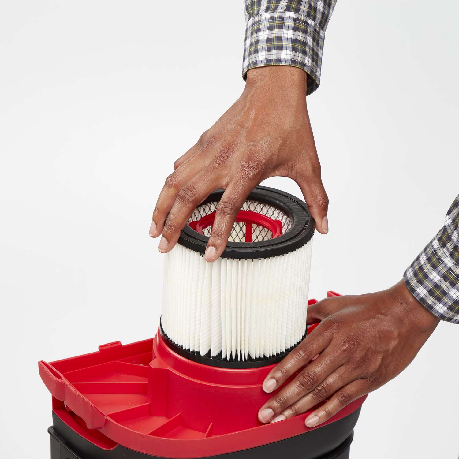 Craftsman 6 in. L x 6 in. W x 55/8 in. Dia. Wall Vac Filter 1 pc