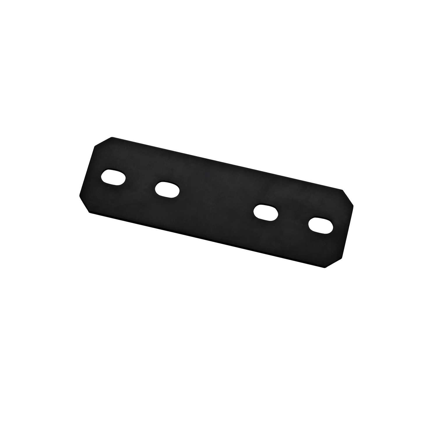 National Hardware 9.5 in. H x 1/8 in. W x 3 in. L Matte Steel Plate